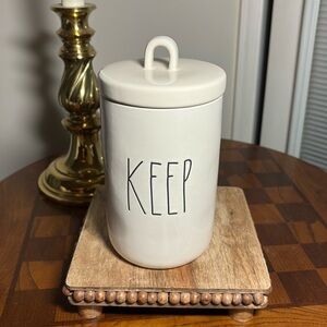 Rae Dunn Keep jar